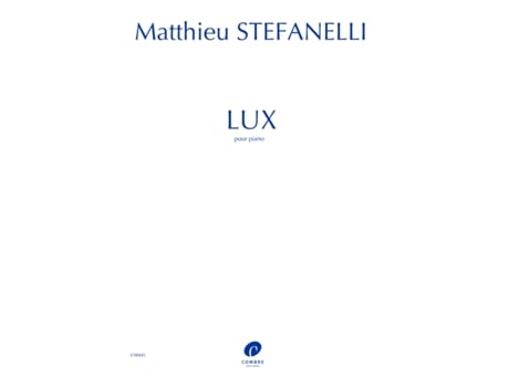 Livro Lux de Stefanelli e Matthieu (Francês)