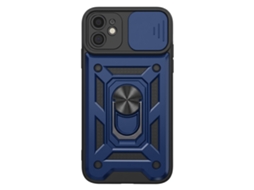 Capa Para Iphone 11 Com Anel Magnético Rotativo E Proteção De Câmara Deslizante