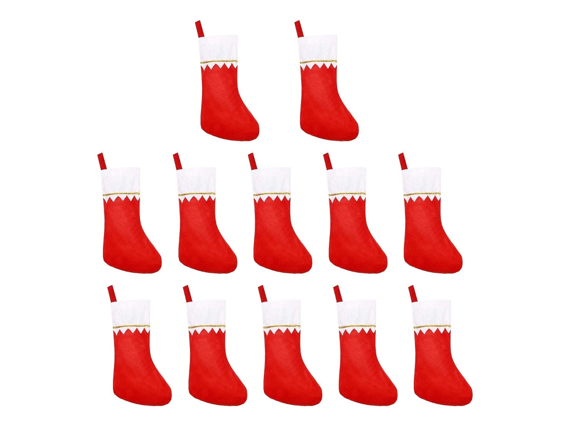 Meias de Natal 12 Meias de Natal Decorativas da Sockavayotoy