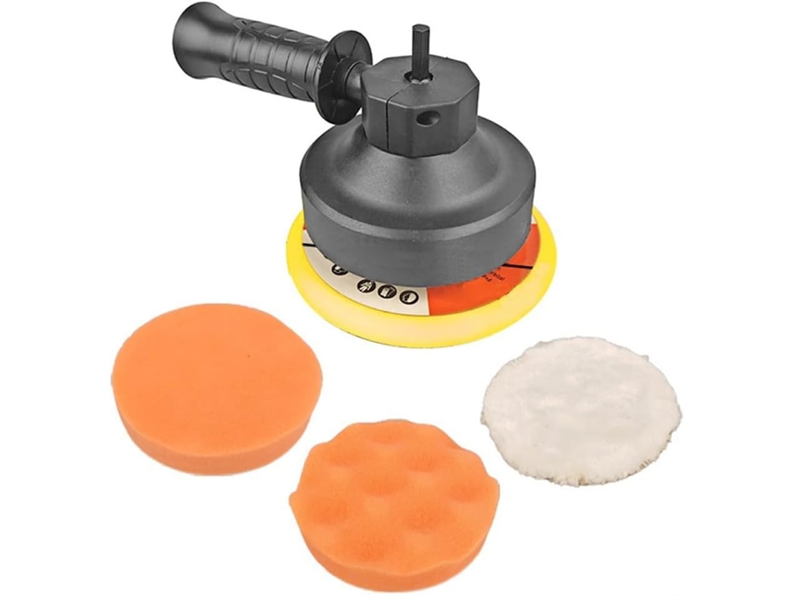Kit Adaptador De Furadeira Elétrica Para Polidora Com Boina Ondulada De 125 Mm