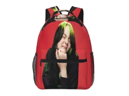 Mochila Billie Eilish T126 Para Estudantes, Durável E Leve, Alça De Ombro Impermeável E Respirável F126 Olysi Shop