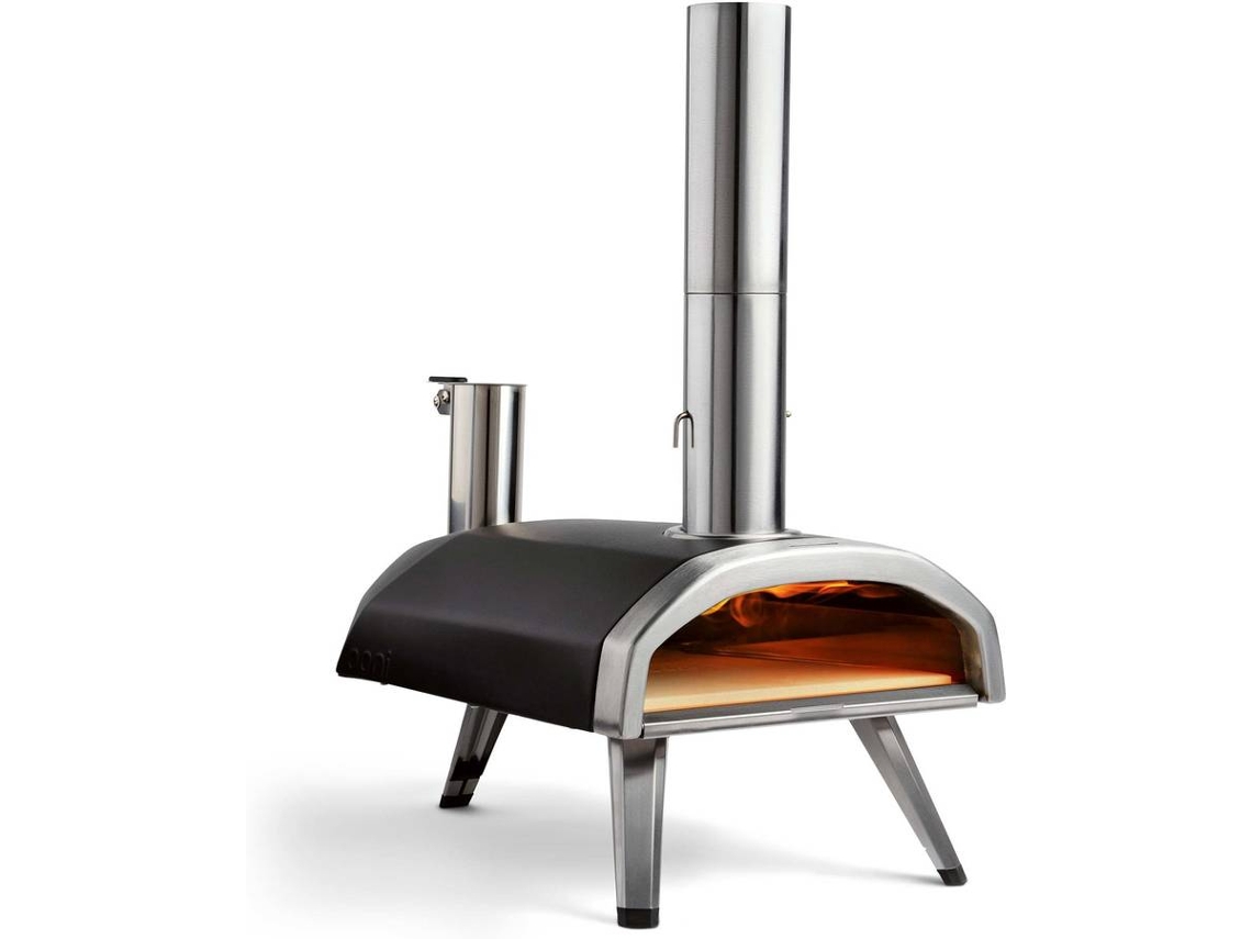 Forno de Pizza OONI Fyra 12 Pellets (Prateado e Preto)