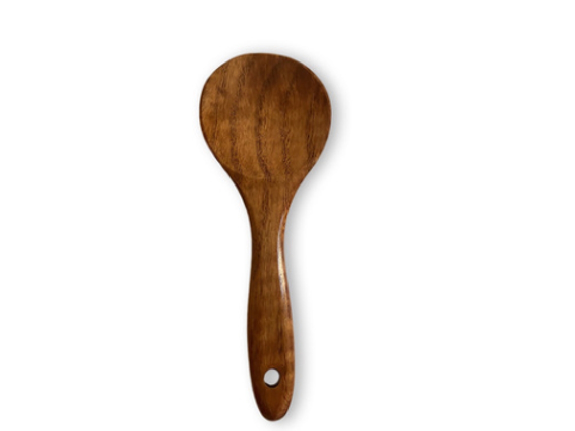 Pá de Arroz Madeira Colher Cozinha Espátula Acacia Resistente Ao Calor Versátil Concha Comida Servir C UISAVE