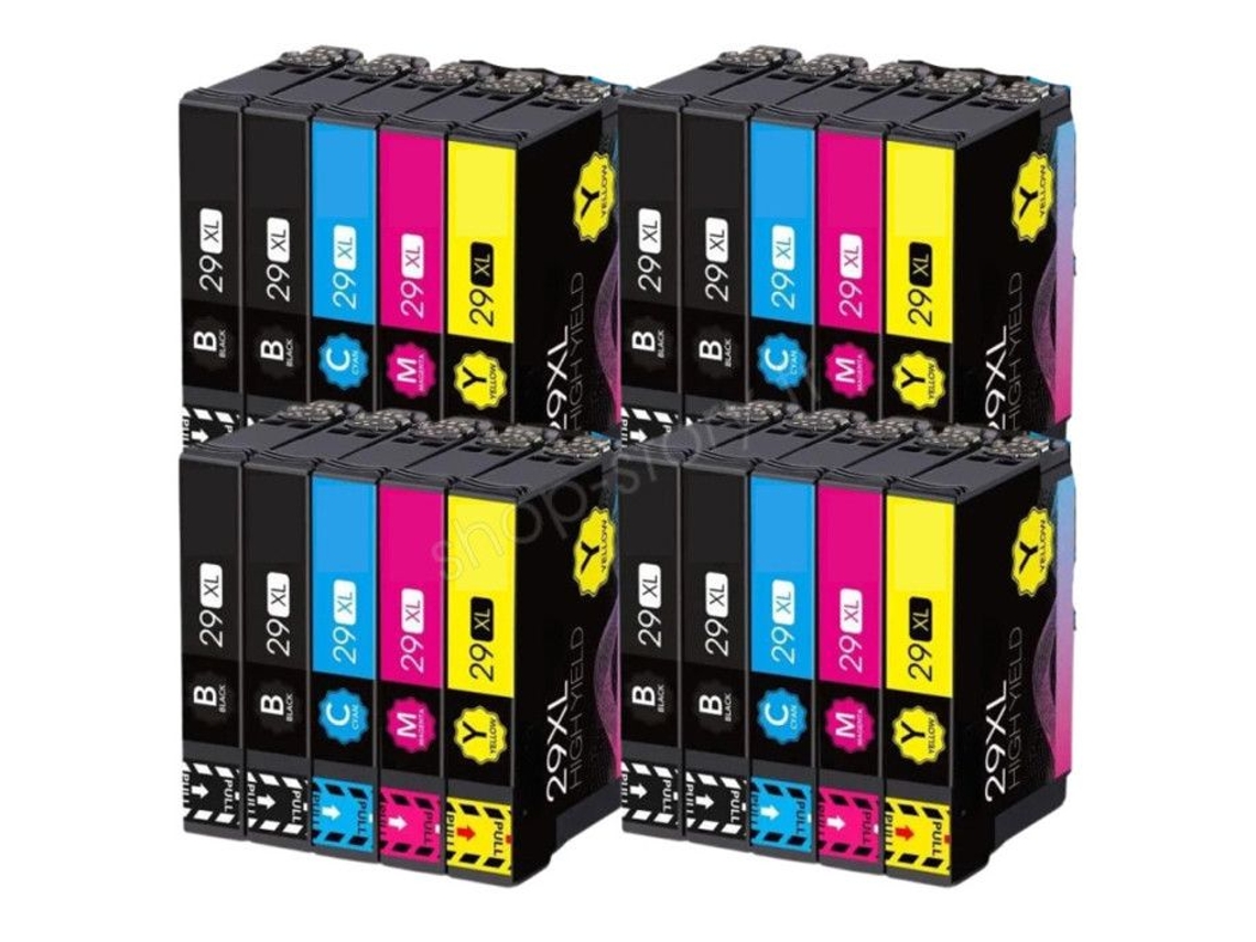 Pacote Com 20 Cartuchos 29 Xl Compatíveis Para Impressora Epson 29 Xl Shop Story