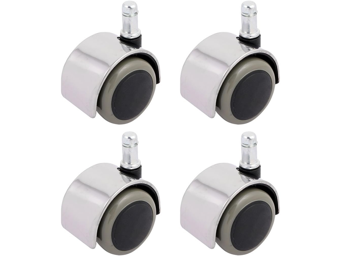 Rodízios Com Rolamento Coberto Aexit, 11 Mm, 4 Unidades, Pu