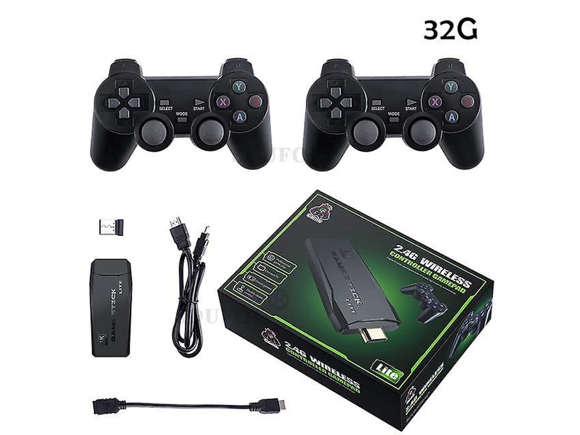 Console De Vídeo Sem Fio Usb, Tv, Videogame, Console Portátil 4k, Mini Controle Retrô De 8 Bits, Saída Hd, Dois Jogadores Portáteis Ly Ebike