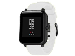 Pulseira De Silicone Preta De 20 Mm Para Huami Amazfit Gts / Samsung Galaxy Watch Active 2 / Gear Sport