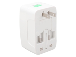 Laxiscreed Conversor De Energia Universal Para Viagens Com Usb, Compatível Em Todos Os Países