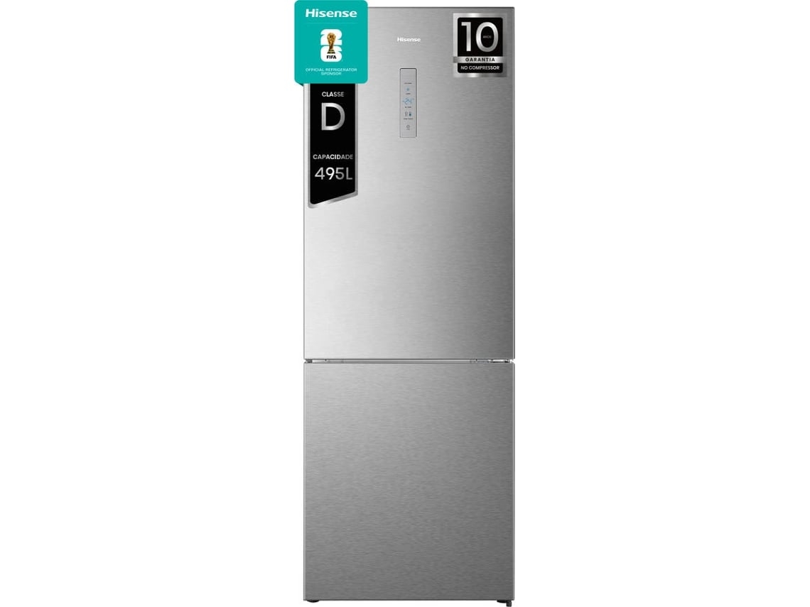 Frigorífico Combinado HISENSE RB645N4BID (Outlet Grade B - No Frost - 200 cm - 495 L - Inox)