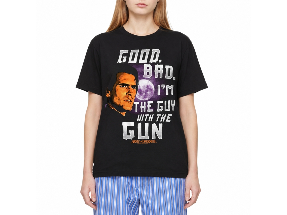 Rockinstone Army Of Darkness Movie Good Bad Black Adult T-shirt Size:xxxl