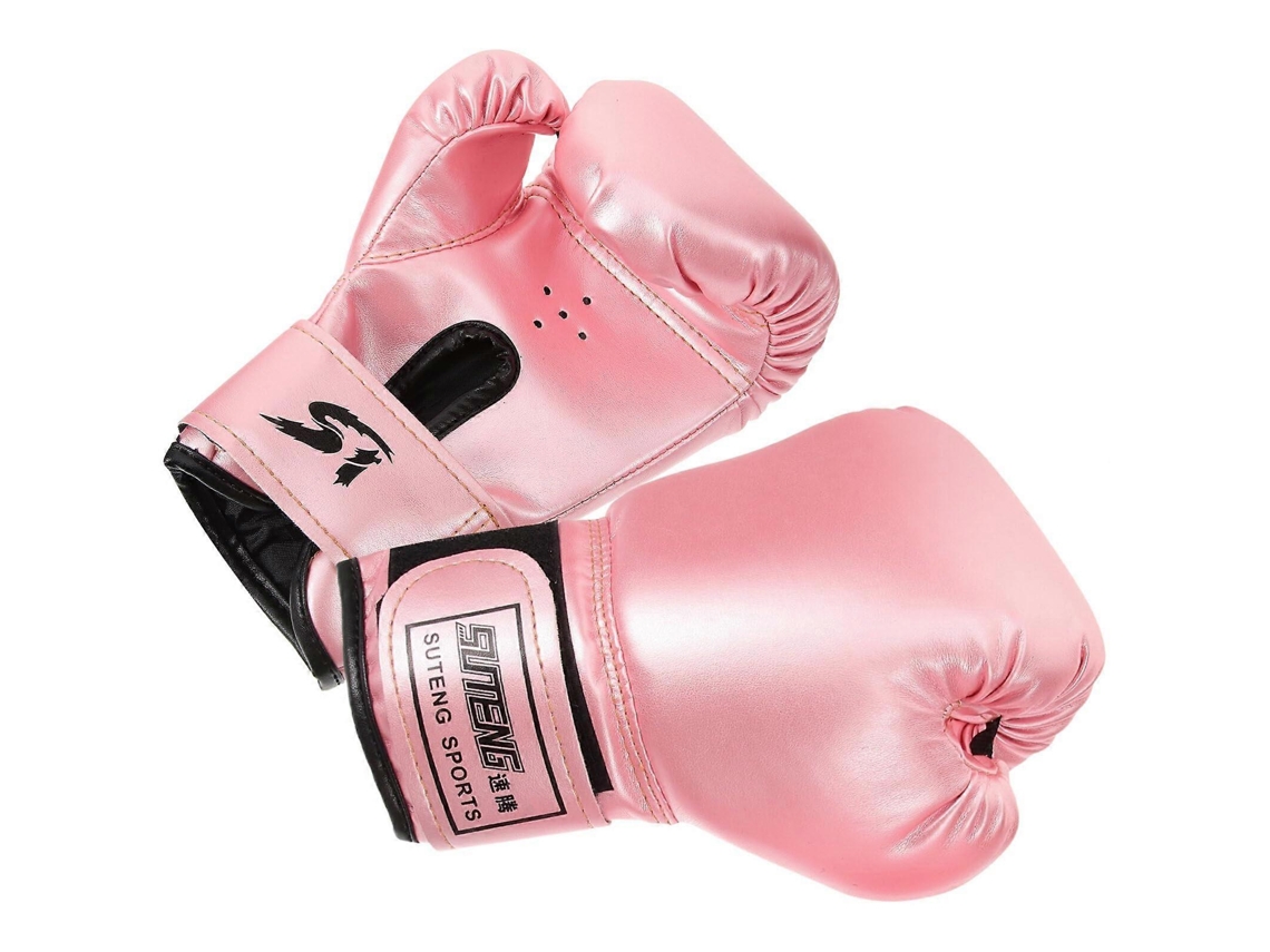 Luvas De Boxe Rosa Para Treino E Sparring Db Brilvibera