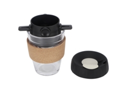 Nova Line filtro de Café Aço Inoxidável Reutilizável Portátil para Café Drip e Chá com Design Plegável