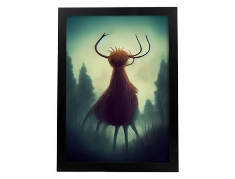 NACNIC Sheel Humild Style T Burton Ilustrações E Pôsteres De Animais Inspirados Na Arte Gótica E Sombria De Burton A4 Quadro Preto