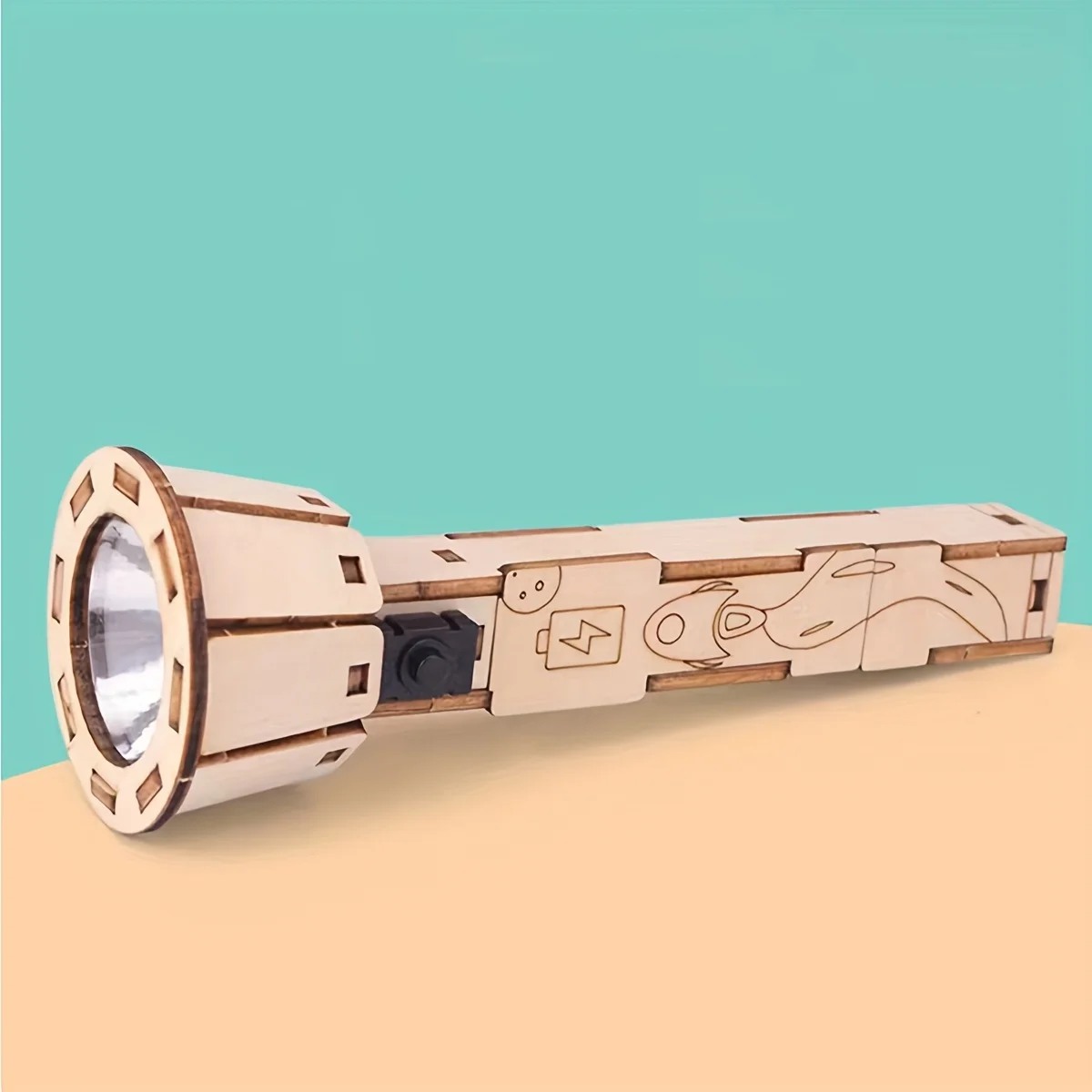 Kit de Montagem Diy para Montar Lanterna em Miniatura com Quebra cabeça de Madeira 3d MDUG