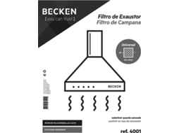 Filtro de Exaustor BECKEN Ref. 4001 - 60x40