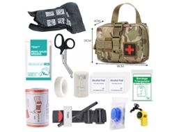 Kit De Emergência Equipamento Multifuncional De Sobrevivência Para Emergências Ao Ar Livre, Kit Tático De Primeiros Socorros Cuich (camuflagem)