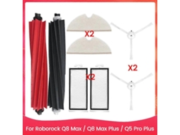 Acessórios Para Aspiradores Robô Q8 Max / Q8 / Q5: Escova Lateral, Filtro, Esfregão, Saco De Pó