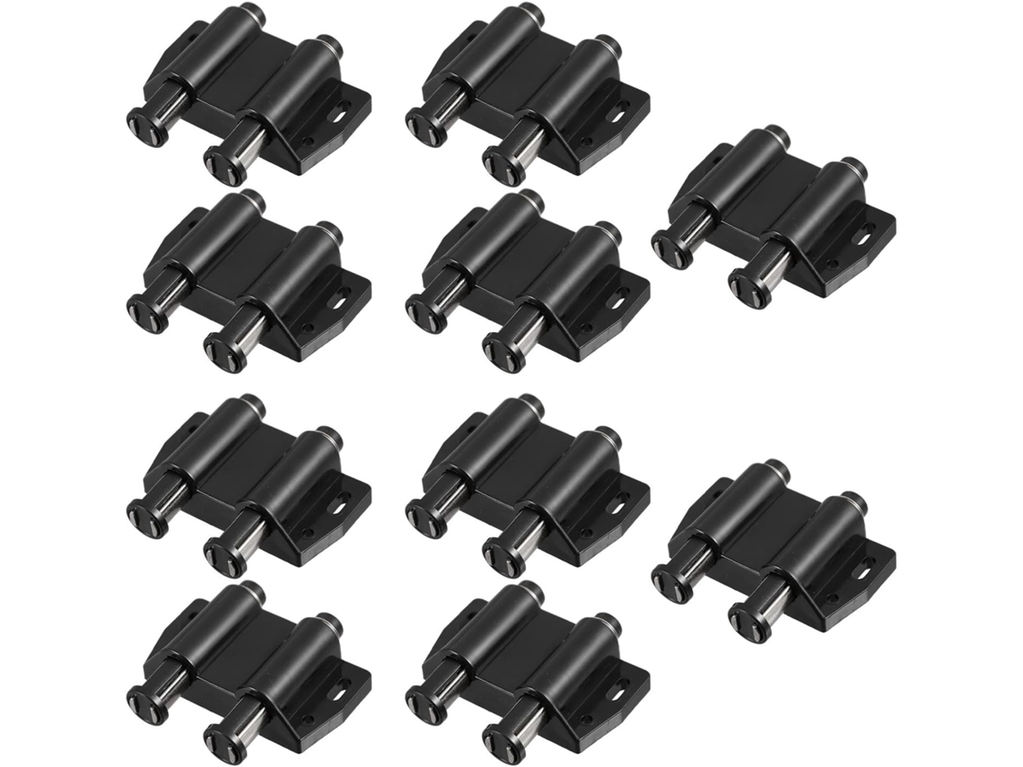 Pacote Com 10 Fechos Magnéticos Duplos Para Armários E Gavetas.