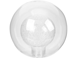 Vidro Transparente Redondo de 10 Cm para Substituição de Lâmpada G9 em Luminárias de Teto Suspensas. SFUSHOS