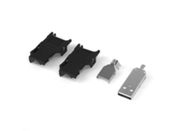 Laxiscreed Conector Usb-4p Retangular Com 1 Pino, Cobre E Resistente Ao Fogo Industrial