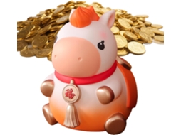 Caixa Est Tua e Vidro Decorativo em Formato Cavalo para Crianças Ano Novo Aniversário Rio Natal Halloween P Scoa Casa VAYOTOY