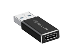 Adaptador TELLUR Usb-A Macho para Usb-C Fêmea Alumínio