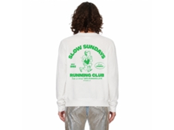 Rockinstone Slow Sundays Run Club Sweatshirtdouble-sided Print Unique Designer Style