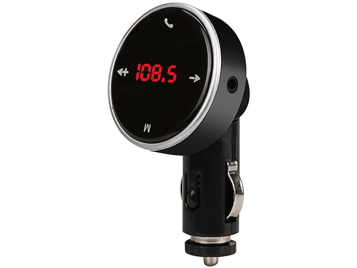 Transmissor Fm Bluetooth Yizhood Fm15 Lcd Display Android/iphone Preto