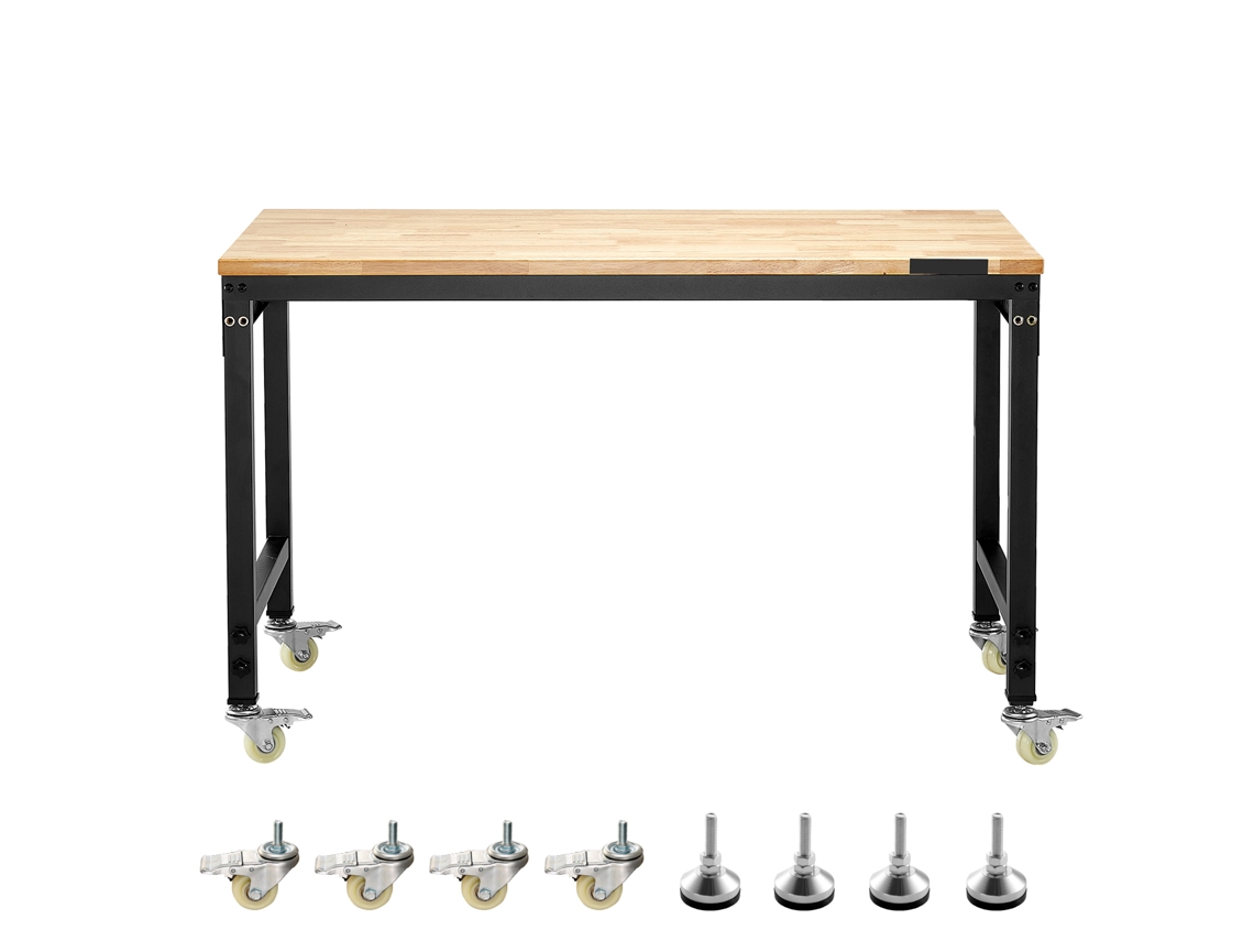 Bancada De Trabalho Succebuy 1220x610x711-1003 Mm Altura Ajustável Para Oficina/garagem