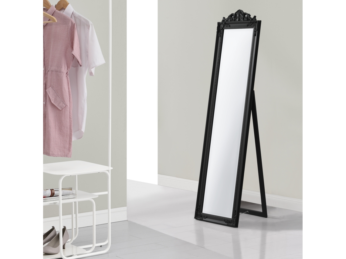 Espelho de Pé [EN.CASA] (Eucalipto - 160 x 40 cm - Preto)