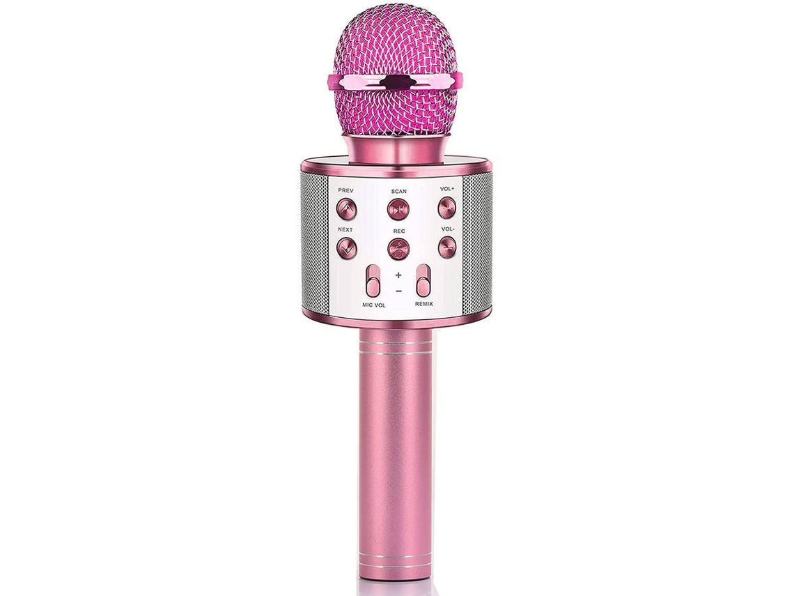 Microfone SMARTEK Rosa (24.5x8.7x8.2 cm)
