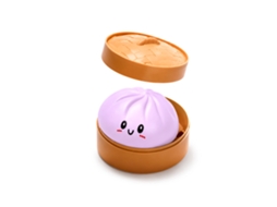 Brinquedo Espremível Macio Sorridente Roxo Da Laxiscreed Para Crianças
