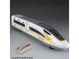 (versão Com Controle Remoto 1, Branca) Modelo De Trem De Alta Velocidade Em Escala 11:60, Com Luzes E Efeitos Sonoros, Feito De Metal.