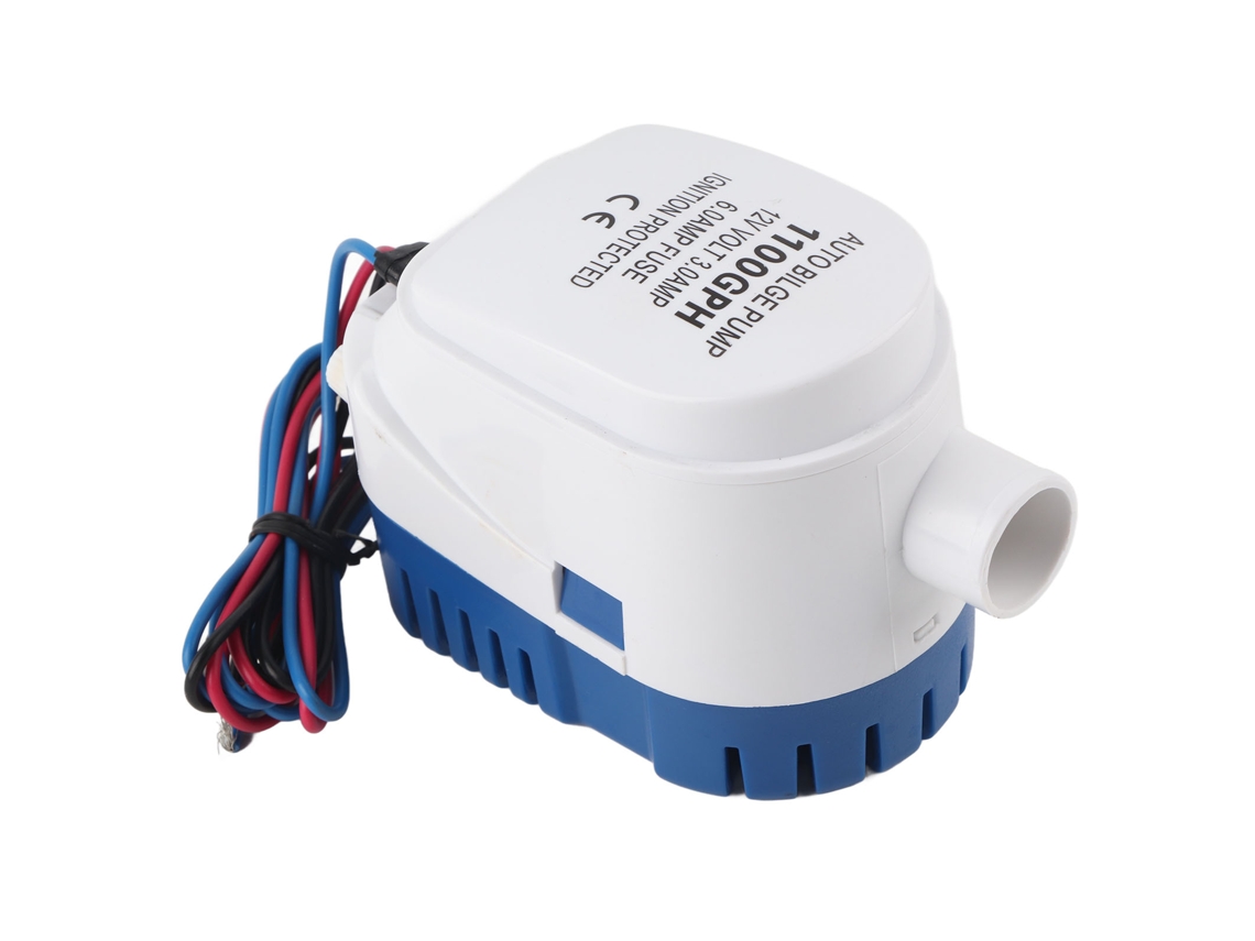 Bomba Sumergível Bilge Elétrica Automática 12v 1100gph Para Drenagem De Barco Acessório Abs