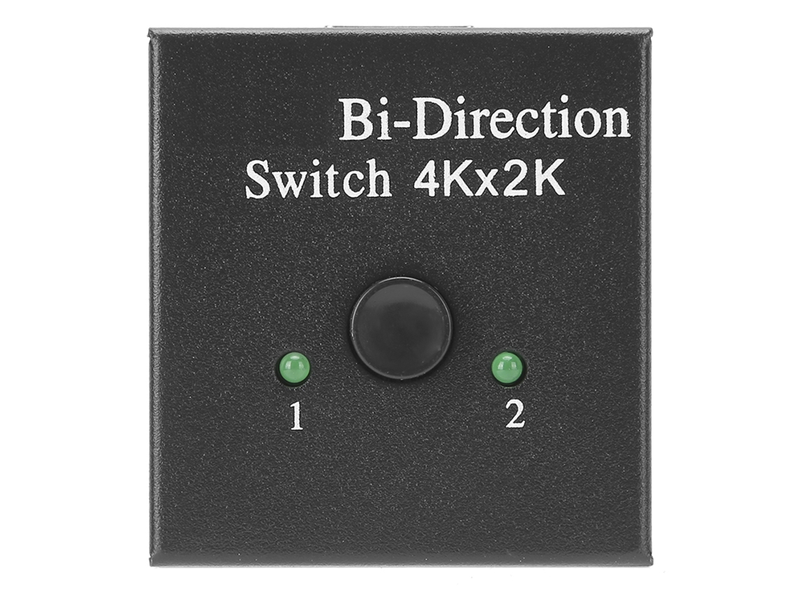 Convertidor Divisor Hdmi Bidireccional, 1 Entrada, 2 Salidas, Compatible con 4k, 1080p y 3d, Plug and Play | S/MARCA