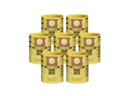 Conjunto De 7 Sacos Pó Universais Para Aspirador 5 A 8 Galões Tuotuo (amarelo)