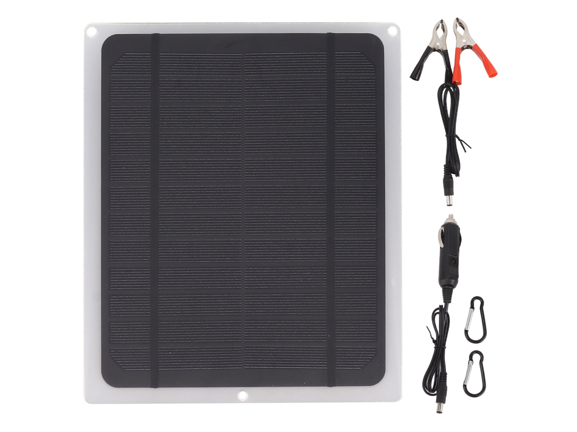 Laxiscreed Painel Solar Monocristalino De 12w Para Geração De Energia Portátil, Ideal Para Exteriores E Montagem Em Veículos