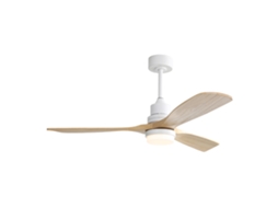 Ventilador de Teto Mini Led 23 Polegadas com 3 Cores Ajustáveis, Controle Remoto, Motor Dc