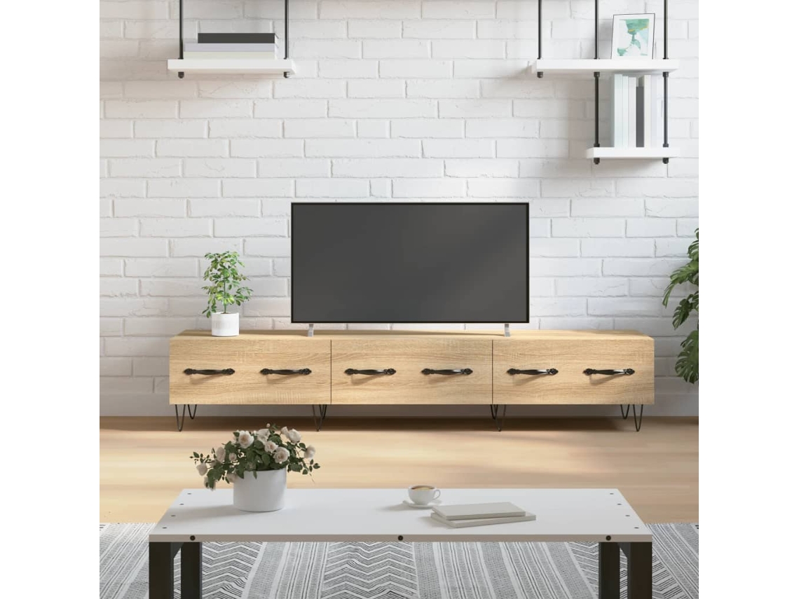 Vidaxl Móvel De Tv 150x36x30 Cm Derivados De Madeira Carvalho Sonoma