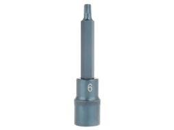 Yuru chave de Fenda Elétrica de 12 Pontas Bit Socket Ferramenta 1/2" 100mm Aço S2 (m6)
