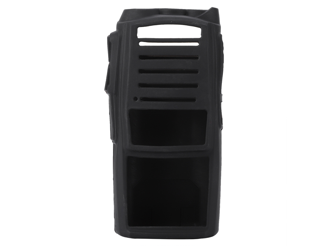 Aetheria capa de Silicone para Rádio de Duas Vias Holster Proteção para Baofeng Uv82 Walkie Talkies Preto