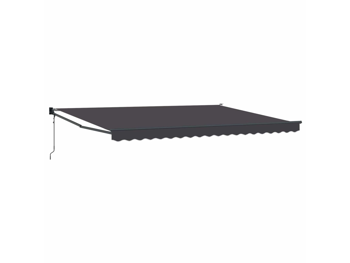 Vidaxl Toldo Retrátil Elétrico Antracite 4 X 2 M