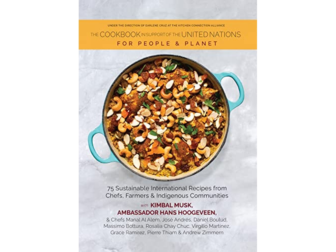 Livro Cookbook in Support of the United Nations For People and Planet de Kitchen Connection (Inglês - Capa Dura)