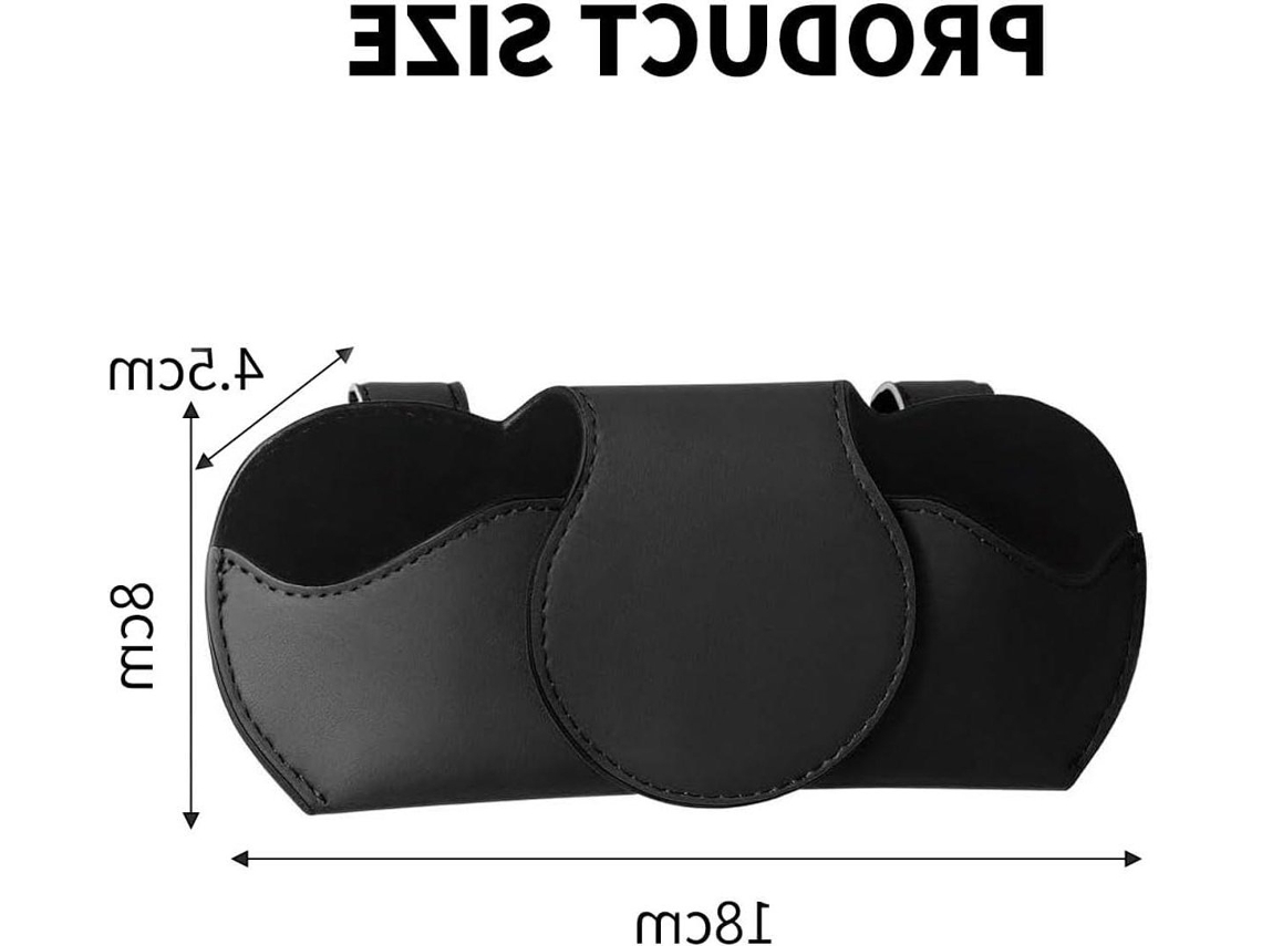 Porta, Óculos Allecto Couro para Carro, Óculos de Sol com Ímã, com Proteção Solar, Veicular À Prova de Poeira e Impactos AQUAFORGE