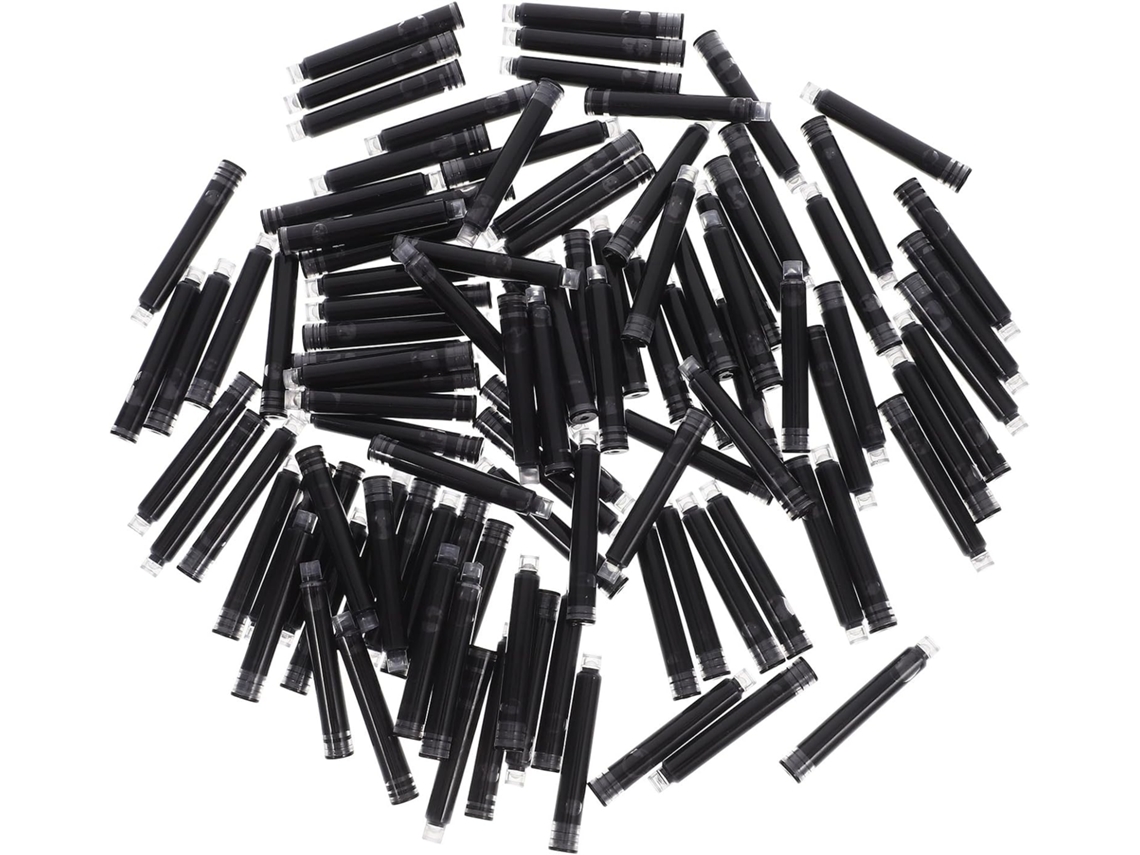 100 Caneta em Preta, para Material Escolar, Ideal para Uso Diário CHABERLU