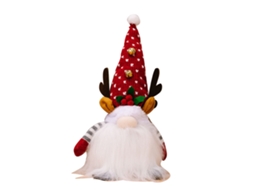 Muñeco De Trapo Nórdico Tomte Navideño Com Luz, Decoração De Natal Feita À Mão Com Chapéu De Chifre Vermelho Para Presentes E Festa