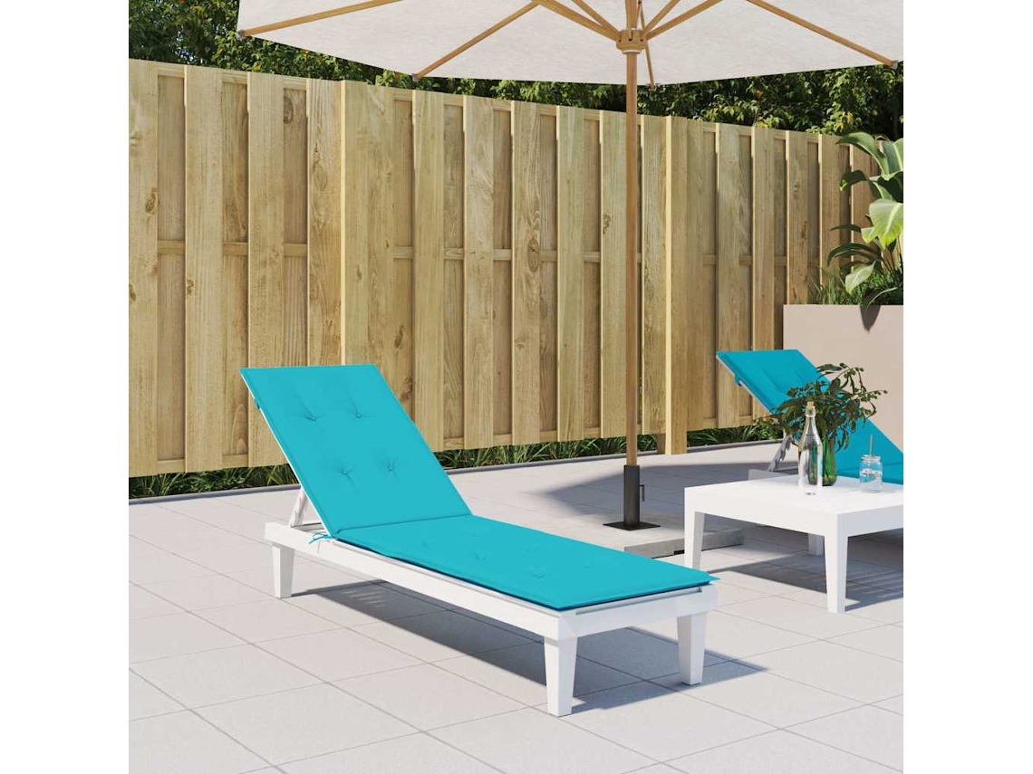 Vidaxl Almofadão P/ Cadeira De Terraço Tecido Oxford Turquesa
