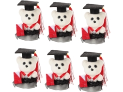 Conjunto De 20 Pelúcias Decorativas Para Formaturas E Doutorados,