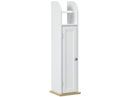 Armário Banheiro Porta Papel 20x20x80cm Branco