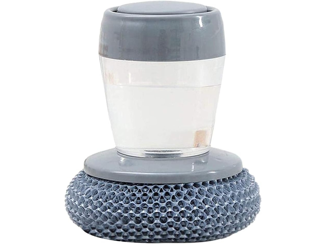 Escova De Palma Aramox Com Dispensador Automático, Utensílio De Cozinha Antirriscos Alta Qualidade, Perfeita Para